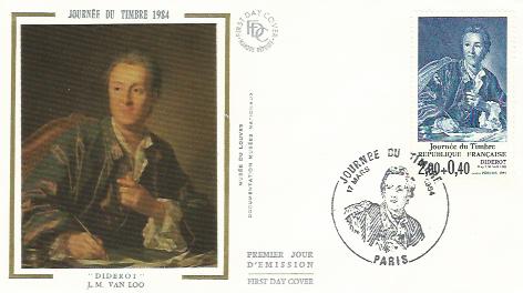 Timbre: Journ&eacute;e du timbre : Diderot