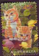 Timbre: Chatons (adh&eacute;sif)