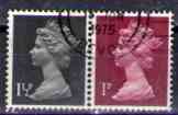 Timbre: Reine Elizabeth II  paire 606/607