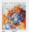 Timbre: Les petits bonheurs - Th&eacute; partag&eacute;