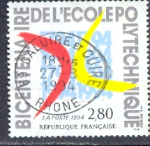 Timbre: Bicentenaire de l'Ecole Polytechnique