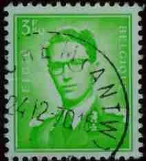 Timbre: S.M. le Roi Baudouin, Type Marchand