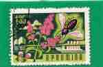 Timbre: Abeille et fleur des champs