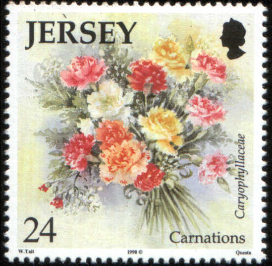 Timbre: Fleurs de Jersey, &oelig;illets