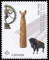 Timbre: Centenaire du Mus&eacute;e Royal de l&rsquo;Ontario