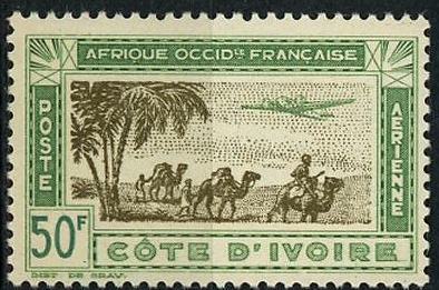 Timbre: Avion survolant une caravane.