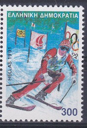 Timbre: JO d'Albertville : ski alpin