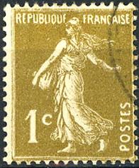 Timbre: Type Semeuse Fond Plein