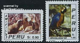 Timbre: "Amafil93" et "Brasiliana 93"