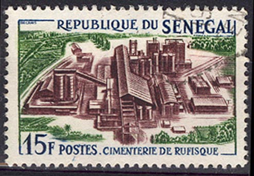 Timbre: Cimenterie de Rufisque