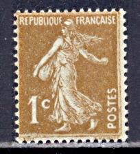 Timbre: Semeuse, fond plein sans sol