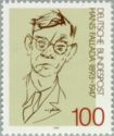Timbre: 100 ans naissance de Hans Fallada