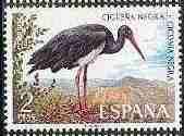 Timbre: Cigogne noire