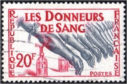 Timbre: Hommage aux donneurs de sang