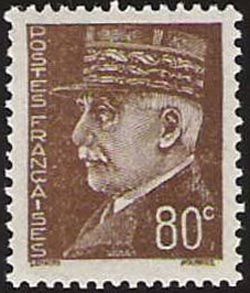 Timbre: P&eacute;tain typographie