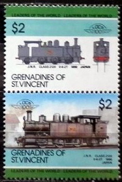 Timbre: Locomotive J.N.R. du 1890