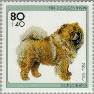 Timbre: Races canines : Chow-chow
