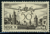 Timbre: Avion survolant des minarets