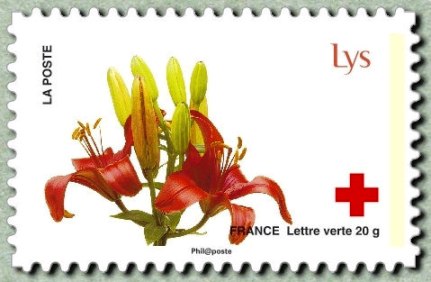 Timbre: L'amour en 10 fleurs :  Lys