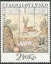 Timbre: Cible de tir de 1834