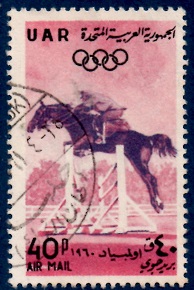 Timbre: J.O. 1960 &eacute;quitation