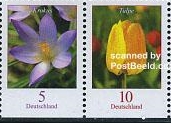 Timbre: CROCUS ET TULIPE (LA PAIRE)