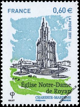 Timbre: Eglise notre dame de Royan