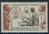 Timbre: Oeuvres sociales de la France d'outre-mer