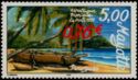 Timbre: Plage piroguer et colline