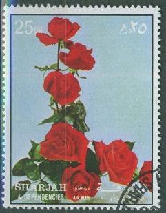 Timbre: Bouquet de roses