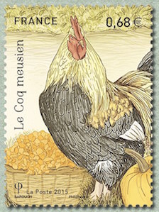 Timbre: Coq Meusien