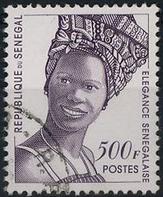 Timbre: El&eacute;gance s&eacute;n&eacute;galaise