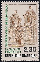 Timbre: UNESCO - Patrimoine universel