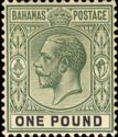 Timbre: George V filigrane CA droit