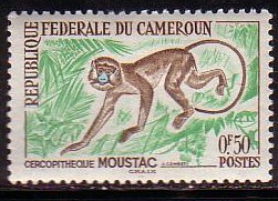 Timbre: Cercopith&egrave;que Moustac