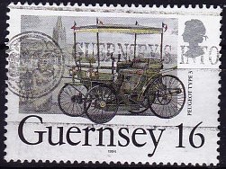 Timbre: Voiture ancienne Peugeot