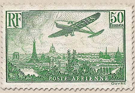 Timbre: Avion survolant paris