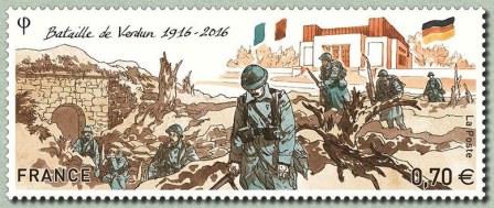 Timbre: Bataille de Verdun