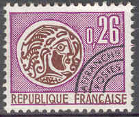 Timbre: Monnaie gauloise