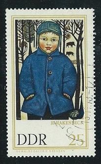 Timbre: Peter au zoo, par H. Hackenbeck