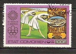 Timbre: JO 1972 à 1976 de Munich à Montréal - Gymnastique