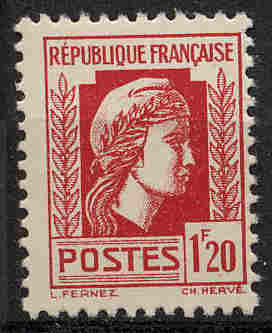 Timbre: Marianne d'Alger
