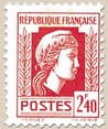 Timbre: Marianne d'Alger