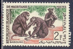 Timbre: Faune : Babouins