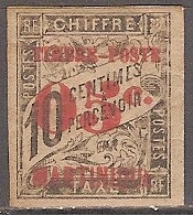 Timbre: Timbre-taxe surcharg&eacute; 05c. sur 10c.