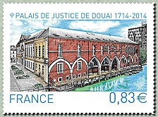 Timbre: Palais de justice de Douai