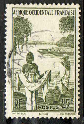 Timbre: Lavandi&egrave;res du Niger