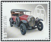 Timbre: Automobiles suisses - Pic Pic (1906)
