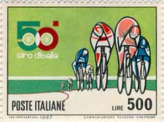 Timbre: 50&egrave;me tour cycliste d'italie
