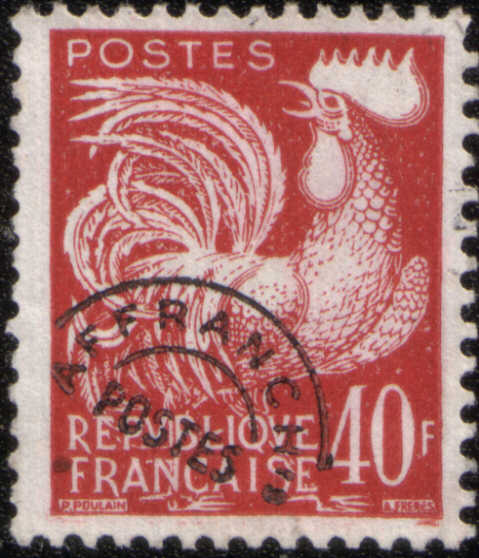 Timbre: Coq gaulois
